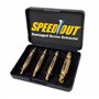SpeedOut Lot de 4 extracteurs de vis endommagées Cobalt
