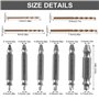 6 Pièces Extracteur de Vis Cassée Extracteurs de vis Double Tête Extracteur de Goujon avec 4 Forets Kit Extracteur de Vis pour E