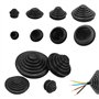Lot de 66 passe-câbles étanches en caoutchouc pour câbles de 10 mm/20 mm/25 mm/30 mm