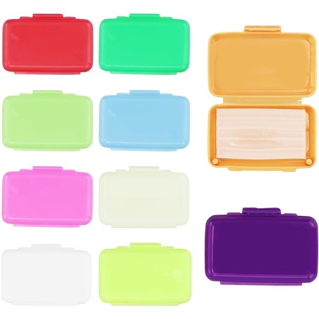 Lot de 50 cires dentaires pour appareils dentaires - Multicolore - Cire orthodontique - Parfum fruité - Pour porteurs d'appareil