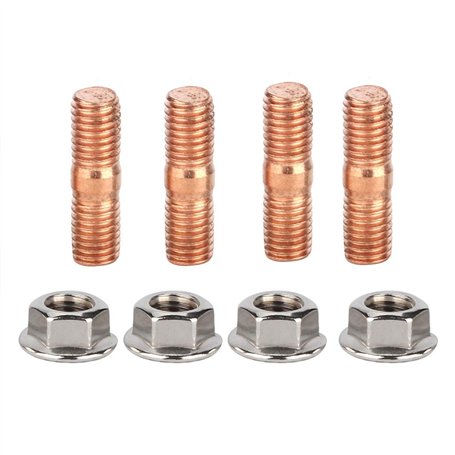 Écrous de Bride Hexagonaux à Collerette Kit de Goujons Turbo Haute Résistance à Filetage M10 * 1.50 T3 T4 T6 pour Fixer le Turbo