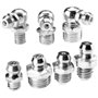 115x Boîte assortiments de graisseurs Raccords de Graisse M6 M8 M10 droit/45°/90°/180°