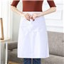 Demi-Tablier Blanc avec Poche