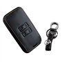 Kaxich Voiture Clé à Télécommande Étui en Cuir pour Kadjar Koleos Coque de clé de Voiture Porte-clés 4-Bouton