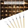 Outil de Poterie Sculpture Argile Burin Ensemble De Sculpture Poterie Manche En Bois Kit De Sculptu