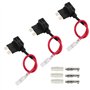 FULARR 3Pcs Premium Add-A-Circuit Fusible Tap Adaptateur, ACU Lame Style Porte-Fusible, avec Gratuits Standard Lame Fusibles X 1