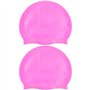 Newaner 2 Pièces Bonnet de Bain en Silicone pour Cheveux Longs