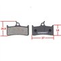 SOMMET Bicyclette Plaquettes de Frein à Disque pour Shimano XT M775 / M775-DH/XTR Pre-02 / Grimeca System 8 / Hope M4 / Sram 9.0