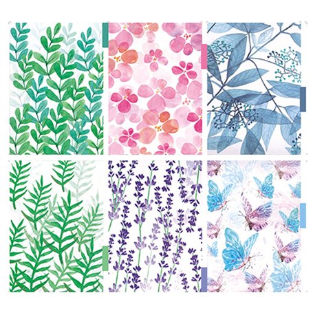 CLKE 6Pcs Intercalaires Classeur A4