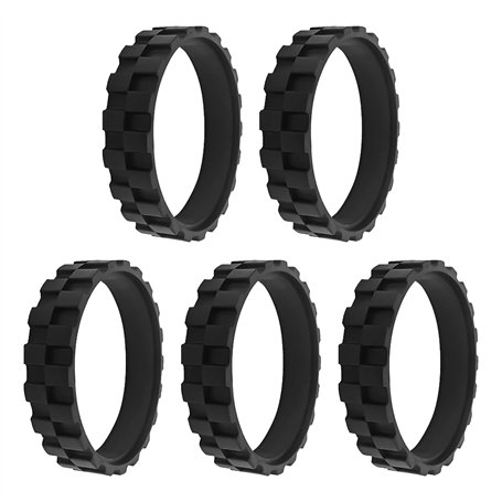 Lot de 5 pneus pour aspirateur robot