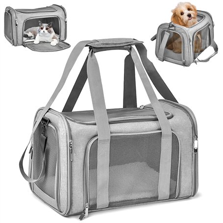 Sprifityy Sac de Transport pour Chat d'Extérieur Pliable et Respirant