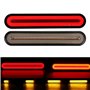 KYYET 2 pcs Rouge et Jaune Remorque Camion Van Camion ATV Accesorios Universel Séquentiel Fluide Stop Frein Tourner Singal Feu A