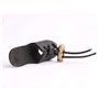 Namvo Lot de 2 doigts de tir à l'arc en cuir pour pouce et flèche pour la chasse - Noir