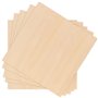 MUKLEI Lot de 18 feuilles de tilleul 300 x 300 x 2 mm, panneau de contreplaqué 2 mm, feuilles de tilleul non finies pour modèles