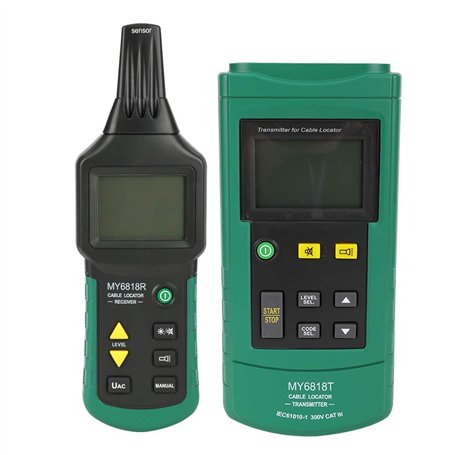 Walfront MY6818 Localisateur de Câble Traqueur Câble Réseau Câble Détecteur de Câble Téléphonique Détecteur de Tuyau Souterrain