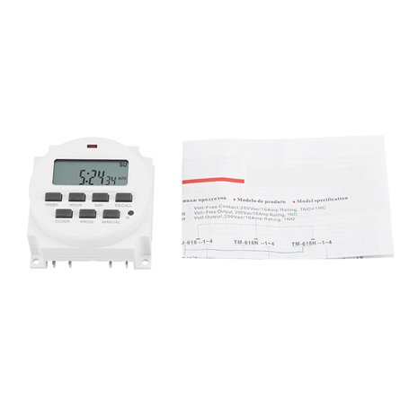 12V Minuterie Électrique Numérique LCD Programmable Minuterie Relais Relais Contrôle Électronique Intelligente Contrôle Commutat
