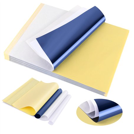 Lot de 50 Feuilles Papier de Transfert de Tatouage