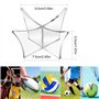 UKOFEW Support Balle en Acrylique 2 Pièces Support Présentoir Balle,Support Ballon Rugby pour Football Volleyball Rugby Ball Mai