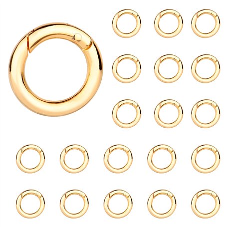 20 Pièces Rond Mousqueton