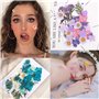 Vraies Fleurs Pressées Séchées pour Décorations Florales Art Artisanat Scrapbooking Fleurs Pressé Séchées pour Bricolage Bougie 