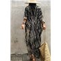 YOUKD Bohemian Kimono à Manches Longues Cardigan Beach Maillot de Bain Cover Up Maxi Dress pour Les Femmes