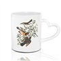 Sumex 11 oz Ensemble de 12 Blanc tasses à sublimation, Céramique Personnalisé Mugs et Tasses à café avec anse coeur pour Cadeau 