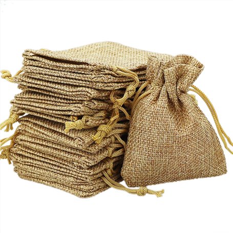 Lot de 20 Sacs en Jute