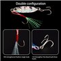 Zasjon 5 pièces Bass Fishing Lure Set Ensemble de leurres de pêche à lachigan 3D Eyes Leurre de pêche Appâts à Appâts artificiel