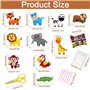 RXKFIGX Kit de Couture pour Enfants à Partir de 6 Ans Animaux en Feutre Kit de Couture pour Débutants Filles et Garçons Kit de B