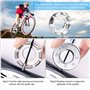 DECARETA 2Pcs Clé de Rayon à 8 Way Rayons, Clé à Molette en Acier Universel Outils de Réparation de Vélo Pour VTT Velo Route (10