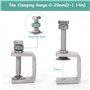 Serre-Joints en C Inoxydable, 6 Pièces Pince C Robustes Réglables de 0 à 29 mm, Fixation Outils avec Une Large Ouverture de Mâch
