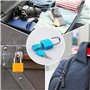 6 pièce Mini Cadenas à Bagage, Multicolore Cadenas Valise avec 2 Clé, Petites Serrures à Bagages pour Voyage, Valise, Sacs à Dos