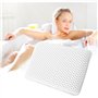 Oreiller de bain, oreillers de spa de qualité supérieure avec coussins ergonomiques pour le cou et la tête, coussins de bain ant