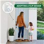 Couvercle Étanche Transparente pour Bouton de Sonnette, Flip Top Housse de Protection Sonnette sans Fil, Protection Sonnette Ext