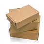JAPCHET Lot de 20 boîtes d'expédition en carton ondulé marron 15 x 10 x 5 cm, Carton Emballage Colis