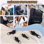 Curseur Fermeture Eclair, 12 Pcs Reparation Fermeture Eclair, Remplacement Instantané Universel Curseur Fermeture Eclair pour Ve