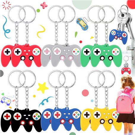 N-AA 12 Pièces Jeu Porte-Clés de Contrôleur de Jeu