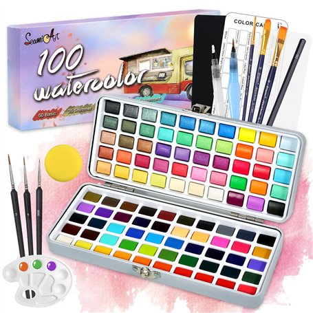 TAVADA Set de Peinture Aquarelle