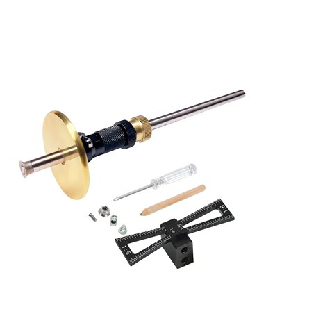 YOSELIN Jauge de marquage de roue d'aronde et outils de travail du bois comprenant 2 emporte-pièces