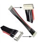 LINSYRC 10 Pièces Câble Extension d'équilibre Lipo 5S 6 Broches Adaptateur Prise Mâle à Femelle Connecteur JST-XH avec Fil de Si