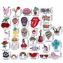 Patch Thermocollant Mode Bricolage Styles assortis Brodé Applique Patches Coudre Sur Fer Sur Broderie Décoration Patches pour Vê