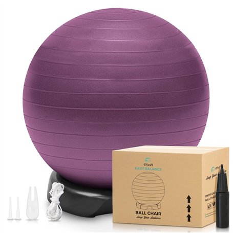 ENOVI EasyBalance Ballon de gymnastique Pezziball