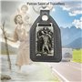 saint patron des conducteurs et des voyageurs - Plaque de saint Christophe comme talisma