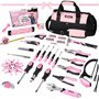 SHALL Ensemble d'outils roses de 246 pièces pour femme