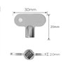 4 PCS Cle Purge Radiateur Purgeur Bouchon Robinet Purge Vanne Clé Clés Radiateurs de Purge Chauffage