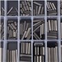 Akozon 280Pcs Goupilles Cylindriques en Acier Inoxydable Assortiment Kit, Split Printemps Goupille ension Rouleaux Set M1.5 M2 M