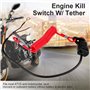 Moto Hors-Bord Tondeuses à Gazon D'urgence Kill Interrupteur D'arrêt W/Longe Cordon Cordon
