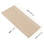 CHUEHKAK Lot de 16 plaques de contreplaqué de 1 mm d'épaisseur - Plaques en bois de balsa - Panneaux fins en bois de paulownia -