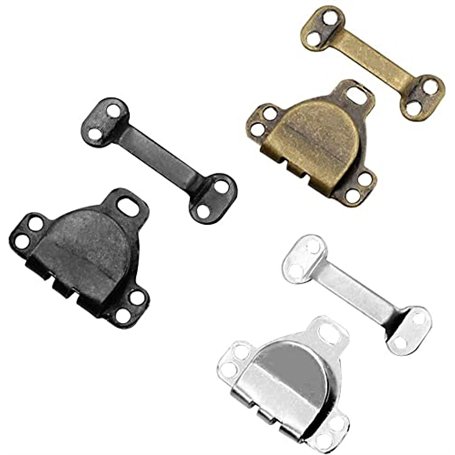 YunBey 30 Set Crochets et Oeillets de Couture Agrafe Soutien Gorge Metal Accessoire Couture Mercerie pour Pantalons