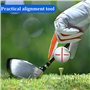 Brteyes Lot de 10 marqueurs de balle de golf - 6 pochoirs de marquage de balle de golf et 4 marqueurs de couleur pour accessoire
